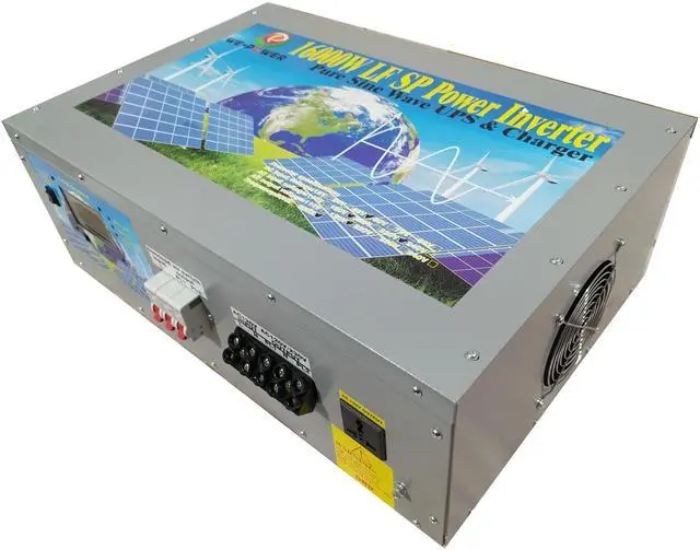 Alt view image 4 of 7 - U-POWER 64000W Peak 16000W Power Inverter(8000W 110V Or 8000W 220V)Low Frequency Split Phase Pure Sine Wave Solar Converter 24V DC To 110V,220V AC 60Hz Frequency With UPS/Battery Charger/LCD Display