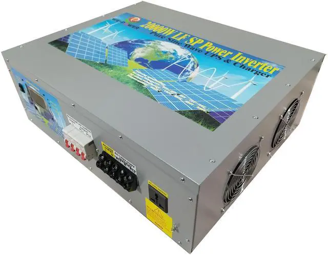 Alt view image 5 of 7 - U-POWER 80000W Peak 20000W Power Inverter(10000W 110V Or 10000W 220V)Low Frequency Split Phase Pure Sine Wave Solar Converter 48V DC To 110V,220V AC 60Hz Frequency With UPS/Battery Charger/LCD Display