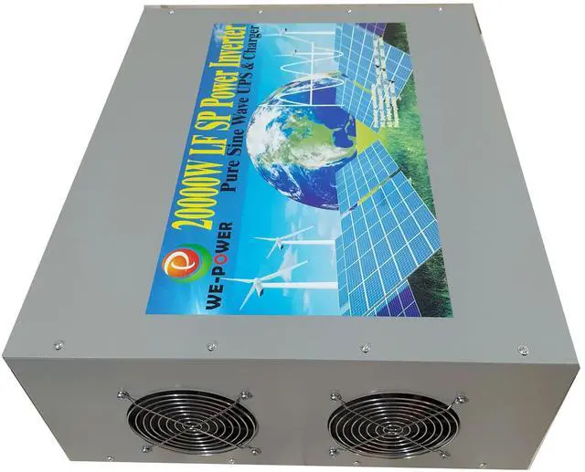 Alt view image 7 of 7 - U-POWER 80000W Peak 20000W Power Inverter(10000W 110V Or 10000W 220V)Low Frequency Split Phase Pure Sine Wave Solar Converter 48V DC To 110V,220V AC 60Hz Frequency With UPS/Battery Charger/LCD Display