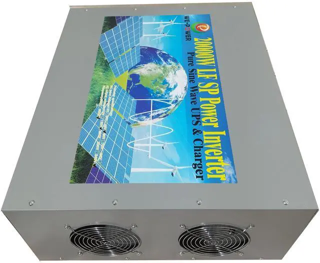 Alt view image 6 of 7 - U-POWER 80000W Peak 20000W Power Inverter(10000W 110V Or 10000W 220V)Low Frequency Split Phase Pure Sine Wave Solar Converter 48V DC To 110V,220V AC 60Hz Frequency With UPS/Battery Charger/LCD Display