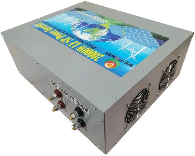 Alt view image 6 of 7 - U-POWER 80000W Peak 20000W Power Inverter(10000W 110V Or 10000W 220V)Low Frequency Split Phase Pure Sine Wave Solar Converter 24V DC To 110V,220V AC 60Hz Frequency With UPS/Battery Charger/LCD Display
