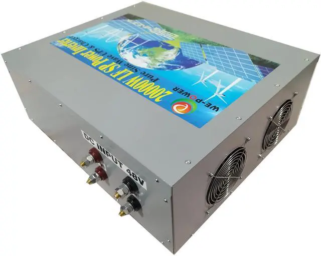 Alt view image 2 of 7 - U-POWER 80000W Peak 20000W Power Inverter(10000W 110V Or 10000W 220V)Low Frequency Split Phase Pure Sine Wave Solar Converter 48V DC To 110V,220V AC 60Hz Frequency With UPS/Battery Charger/LCD Display