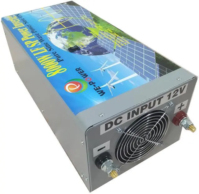 Alt view image 5 of 7 - U-POWER 32000W Peak 8000W Power Inverter (4000W 110V Or 4000W 220V) Low Frequency Split Phase Pure Sine Wave Solar Converter 12V DC To 110V,220V AC 60Hz Frequency For RV Car Power Tools