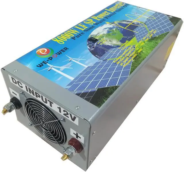 Alt view image 7 of 7 - U-POWER 32000W Peak 8000W Power Inverter (4000W 110V Or 4000W 220V) Low Frequency Split Phase Pure Sine Wave Solar Converter 24V DC To 110V,220V AC 60Hz Frequency For RV Car Power Tools
