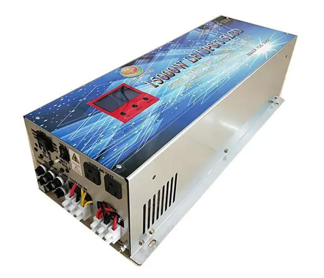 Alt view image 2 of 7 - U-POWER 60000W Peak 15000W Power Inverter(7500W 110V Or 7500W 220V)Low Frequency Split Phase Pure Sine Wave Solar Converter 48V DC To 110V,220V AC 60Hz Frequency With UPS/Battery Charger/LCD Display