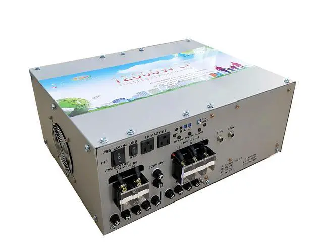 Alt view image 2 of 7 - U-POWER 48000W Peak 12000W Power Inverter(6000W 110V Or 6000W 220V)Low Frequency Split Phase Pure Sine Wave Solar Converter 48V DC To 110V,220V AC 60Hz Frequency With UPS/Battery Charger/LCD Display