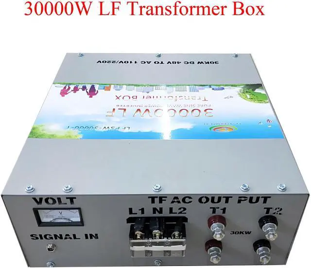 Alt view image 3 of 7 - U-POWER 120000W Peak 30000W Power Inverter(15000W 110V Or 15000W 220V)Low Frequency Split Phase Pure Sine Wave Solar Converter 48V DC To 110V,220VAC 60Hz Frequency With UPS/Battery Charger/LCD Display