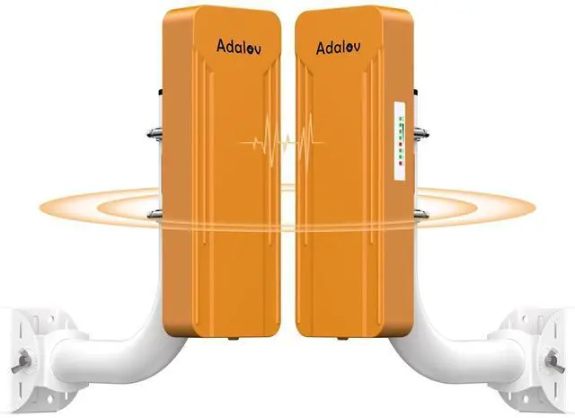 Main image of CPE468 Dual Band Wireless Bridges with Bracket Mounts, 3KM Long Range Gigabit WiFi Bridge, 2.4GHz & 5.8GHz Outdoor Wireless Ethernet Bridge for Point-to-Point and Point-to-Multipoint Network Extend