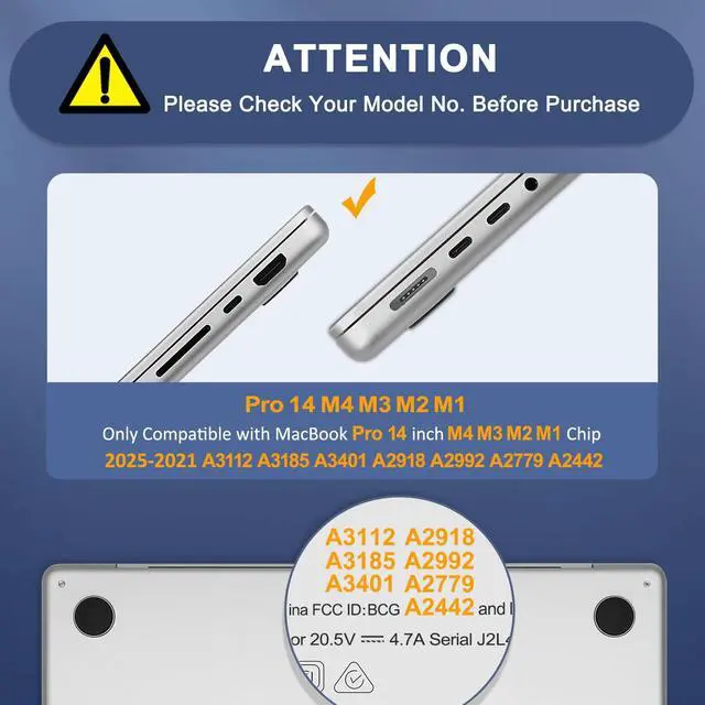 Alt view image 2 of 5 - MOSISO Compatible with MacBook Pro 14 inch Case 2025 2024 2023 2022 2021 M4 M3 M2 M1 A3112 A3185 A3401 A2918 A2992 A2779 A2442, Knit Fabric Coated Plastic Hard Case with Fold Kickstand, Haze Blue