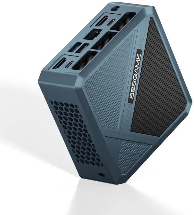 Main image of BOSGAME P5 Mini PC, AMD Ryzen 5 6600H Mini Computers, 24GB Dual Channel DDR5 512GB NVMe SSD, Quad Display Desktop PC, 2.5G LAN, Wi-Fi 6E, BT 5.2