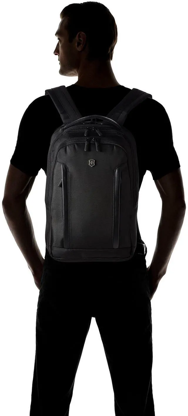 Alt view image 2 of 5 - Victorinox Altmont Professional Compact Laptop Backpack - Tablet & Laptop Bag for Travel Accessories - Computer Backpack Includes Sleek Organizer - 16 Liters, Black