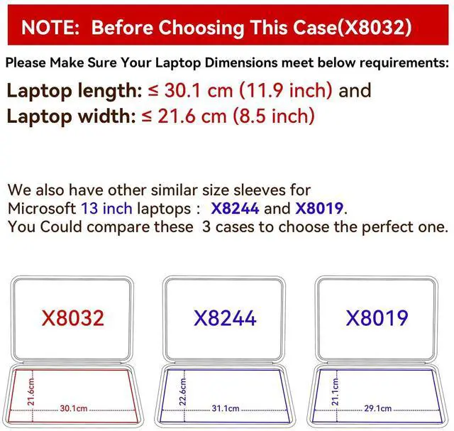 Alt view image 2 of 5 - Smatree Hard Protective Sleeve Case Compatible for 13.8 inch Microsoft Surface Laptop Copilot+PC, Microsoft Surface Laptop 7, for 13.3 inch DELL Latitude 7340 or 2-in-1 Bag (X8032)