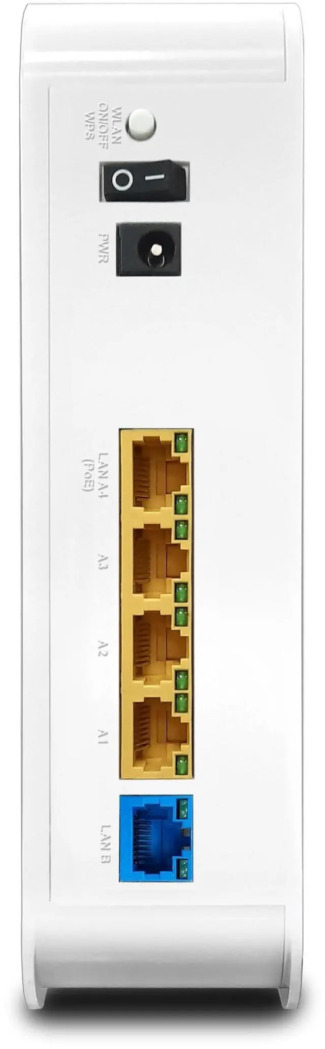 Alt view image 3 of 5 - DrayTek VigorAP 906 WiFi 6 AX3000 Access Point, Range Extender, Mesh, 2x2 Dual Band, 5 x LAN Port Switch, POE