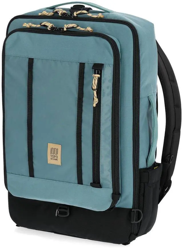 Main image of Topo Designs Global Travel Bag 30-40 Liter - Carry-on Compliant Versatile Pack, 3 Carry Options, External Laptop Sleeve (Eco-Friendly, 40L, Pine)