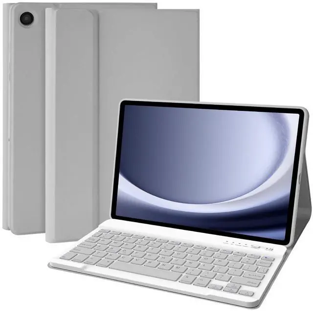 Main image of Keyboard Case for Samsung Galaxy Tab A9 Plus/A9+ 5G 11 Inch 2023, for Samsung A9 Plus Tablet Case with Detachable Wireless Bluetooth Keyboard (SM-X210/X216/X218) - Gray