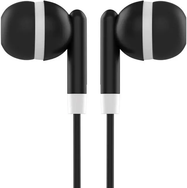 Alt view image 5 of 5 - Maeline Bulk Earbuds with 3.5 mm Headphone Plug - 30 Pack Wholesale Bundle - Black