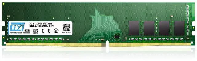 Main image of LIYI 8GB DDR4 2133MHz UDIMM RAM | PC4-17000 CL15 1.2V | 288-Pin Non-ECC Unbuffered | Dual Channel Compatible with Intel 8th-10th Gen & AMD Ryzen 3000/5000 | XMP 2.0 Desktop Memory Upgrade