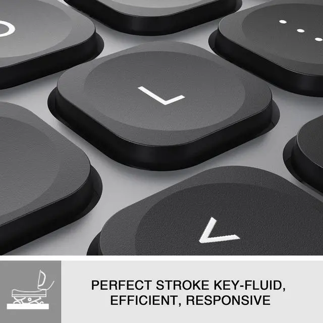 Alt view image 3 of 5 - cimetech 2.4GHz Wireless Keyboard with Number Pad Full Size Design for Laptop Desktop PC Tablet, Windows iOS Android - Grey