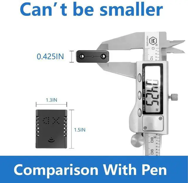 Alt view image 2 of 5 - Smallest Wireless WiFi Camera,Concealed Spy Cam with HD1080P Video Recording Live Feed,Baby Monitor with Night Vision,Motion Detection,Cloud Storage,Remote Viewing for Security with iOS Android APP