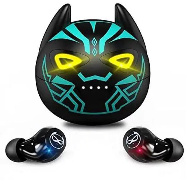 Alt view image 2 of 5 - Kids Wireless Earbuds Bluetooth in-Ear Headphones with Microphone Comfort Lightweight Earphone with Noise Cancellation Bluetooth 5.0 in-Ear-Headset Touch Control 32 Hrs Playtime for iPhone/Android