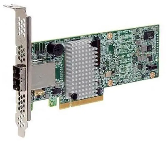 Main image of LSI MegaRAID SAS 9380-8e / 12Gb/s SAS - PCI Express 3.0 x8 - Plug-in Card - RAID Supported - 0, 1, 5, 6, 10, 50, 60 RAID Level - 8 SAS Port(s) / LSI00438 /