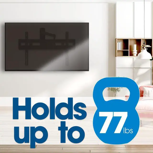 Alt view image 4 of 5 - MANHATTAN Full Motion TV Wall Mount  37 to 70 inch to 77 lbs - Swivel, Tilt, & Level Adjustment  up to 600x400 VESA  462426