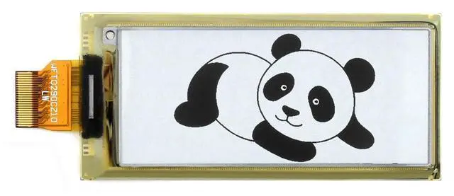 Main image of Waveshare 2.9inch Flexible E-Ink Raw Display Compatible with Raspberry Pi 4B/3B+/3B/2B/B+/A+/Zero/Zero W/WH/Zero 2W Series Boards 296×128 Resolution Dual-Color Support Partial Refresh