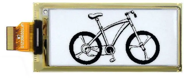 Alt view image 4 of 5 - Waveshare 2.9inch Flexible E-Ink Raw Display Compatible with Raspberry Pi 4B/3B+/3B/2B/B+/A+/Zero/Zero W/WH/Zero 2W Series Boards 296×128 Resolution Dual-Color Support Partial Refresh