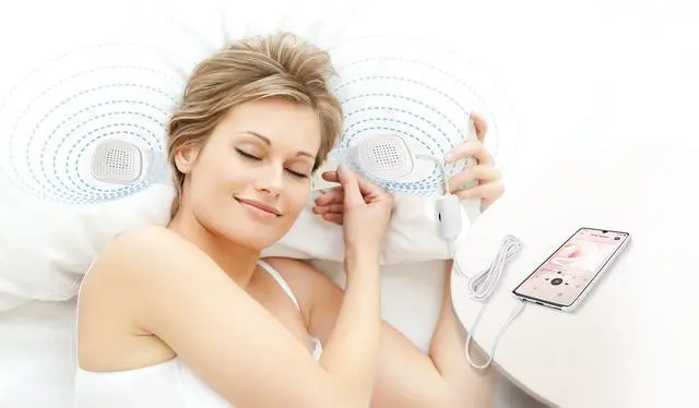 Alt view image 2 of 5 - Sound Oasis Sleep Therapy Pillow Speakers with Holder PSH-101