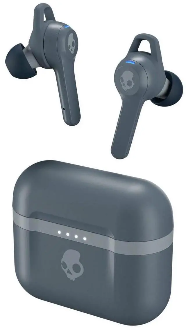 Main image of Skullcandy Indy Evo In-Ear Wireless Earbuds, 30 Hr Battery, Microphone, Works with iPhone Android and Bluetooth Devices - Grey