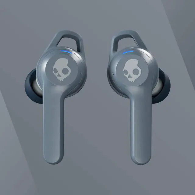 Alt view image 2 of 5 - Skullcandy Indy Evo In-Ear Wireless Earbuds, 30 Hr Battery, Microphone, Works with iPhone Android and Bluetooth Devices - Grey