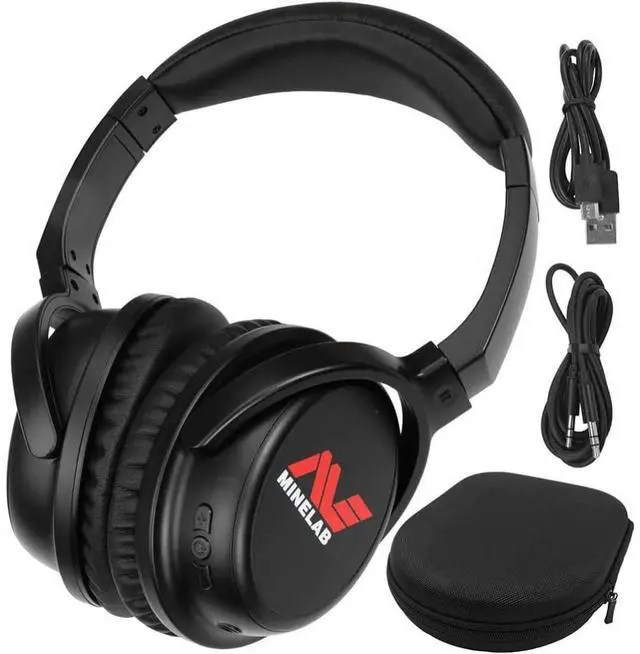 Main image of MINELAB ML80 Over-Ear Wireless Headphones with Bluetooth for EQUINOX & VANQUISH Metal Detectors (Includes Case, Charger, Aux Cable)
