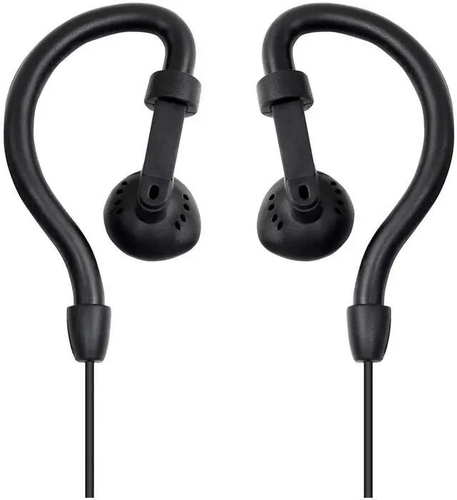 Alt view image 3 of 5 - Midland® - AVPH4 Ear Clip Headset Headphones for Midland® GMRS Two-Way Radios  Secure Fit - Crystal Clear Communication Built-In Microphone and Push To Talk Button