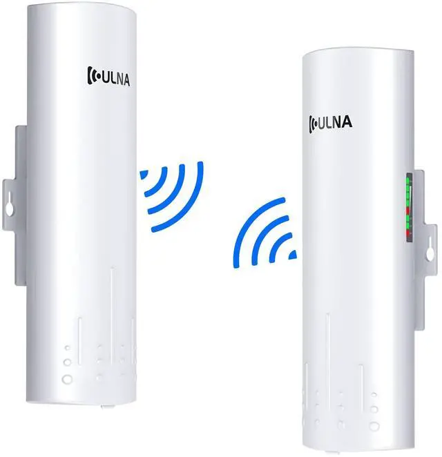 Main image of ULNA Point to Point Wireless Bridge: 5.8GHz 1Gbps High-Speed Point-to-Point Starlink WiFi Extender  3km Range, 16dBi Antenna, IP65 Waterproof, Plug & Play, Ideal for Barn, Garage, Shop