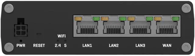 Alt view image 4 of 5 - Teltonika RUTX10000300 Model RUTX10 Professional Ethernet Router, UK PSU, Digital Input/Output for Remote Monitoring and Control, Dual Band WiFi and Bluetooth LE, Aluminium Housing, Firewall and VPN