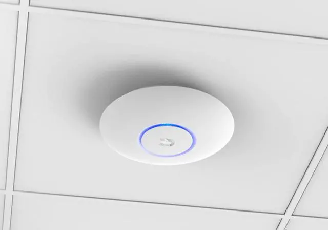 Alt view image 3 of 5 - Ubiquiti Networks UniFi UAP-AC-PRO, 3dBi, 22dBm, 450Mbps, 3x3 @ 2. 4GHz / 5GHz, 1300Mbps, 2xGigabit, 122m