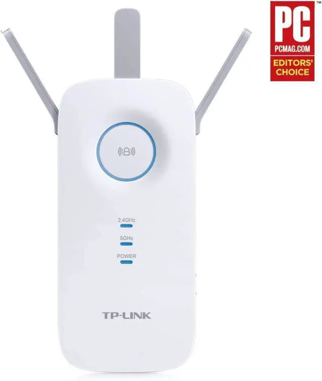 Alt view image 2 of 5 - TP-Link AC1750 WiFi Extender (RE450), PCMag Editor's Choice, Up to 1750Mbps, Dual Band WiFi Repeater, Internet Booster, Extend WiFi Range further