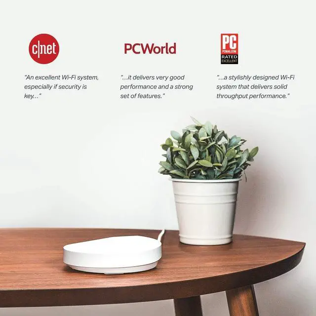 Alt view image 2 of 5 - TP-Link Deco Mesh WiFi System(Deco M5) Up to 3,800 sq. ft. Whole Home Coverage and 60+ Devices, WiFi Router/Extender Replacement, Parental Controls, 2-pack