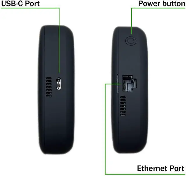 Alt view image 5 of 5 - 5G Mobile Portable WiFi | Verizon Wireless Jetpack Inseego MiFi M1000 | Mobile Hotspot for Travel | RJ45 Ethernet Port | Speed Up to 2,4 Gbps | Use 8 hrs | EVDO-LINK Bundle - Verizon Sim Card