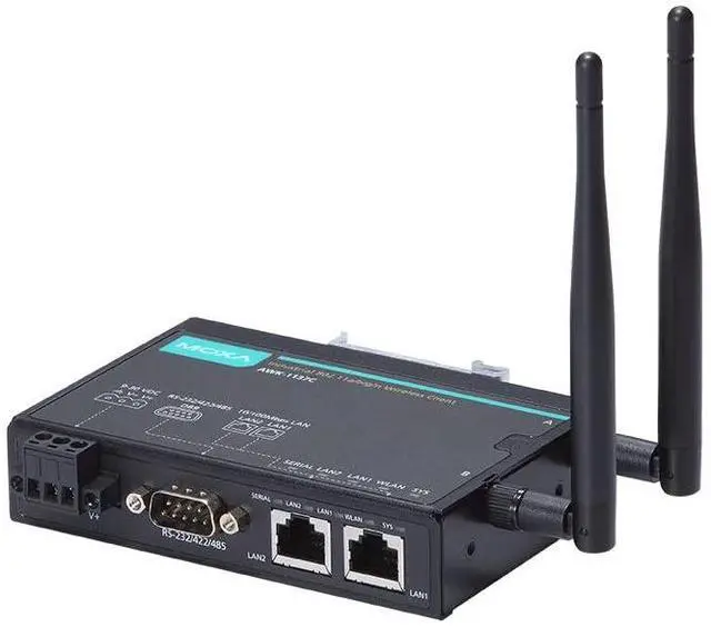 Alt view image 3 of 3 - MOXA AWK-1137C-US 802.11n Wireless Client, US Band, 0 to 60°C