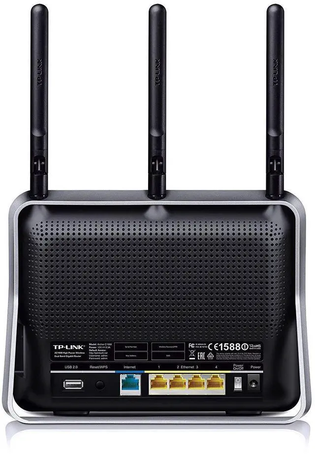 Alt view image 2 of 2 - TP-Link AC1900 High Power Wireless Wi-Fi Gigabit Router, Ideal for Gaming (Archer C1900)