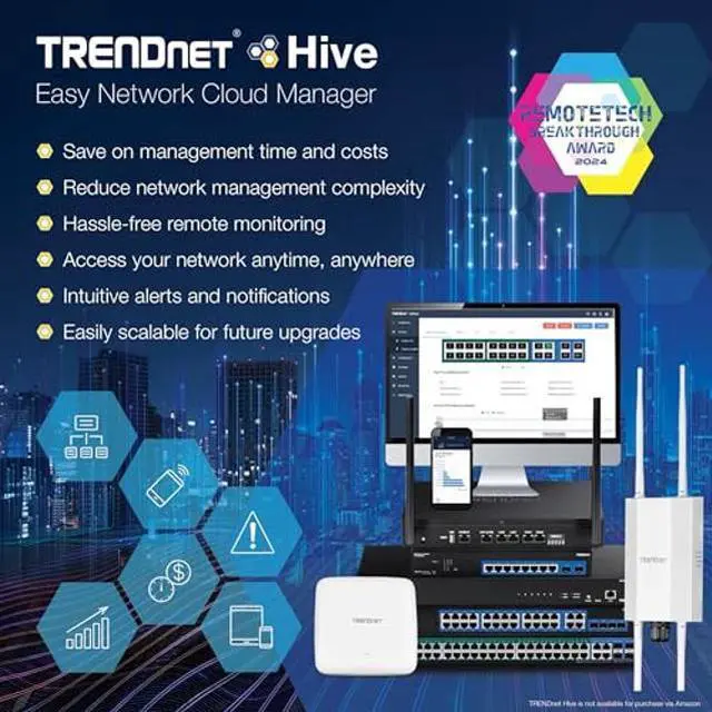 Alt view image 2 of 5 - TRENDnet 10-Port Gigabit Web Smart PoE+ Switch with 8 Gigabit PoE+ Ports, 2 SFP Slots, 130W PoE Budget, VLAN, QoS, LACP, IPv4/IPv6 Static Routing,Lifetime Protection, Black, TPE-1021WS