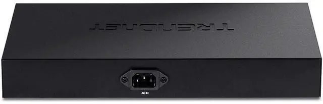 Alt view image 5 of 5 - TRENDnet 10-Port Gigabit Web Smart PoE+ Switch with 8 Gigabit PoE+ Ports, 2 SFP Slots, 130W PoE Budget, VLAN, QoS, LACP, IPv4/IPv6 Static Routing,Lifetime Protection, Black, TPE-1021WS