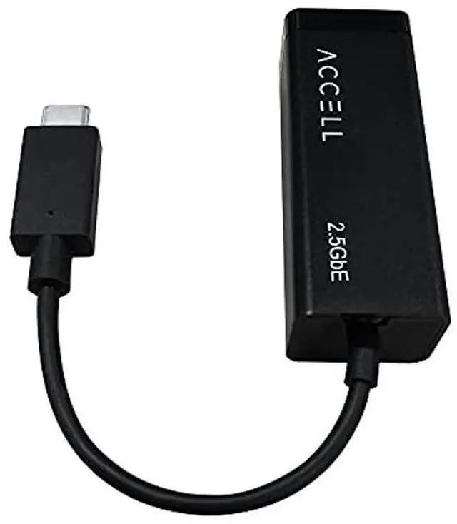 Alt view image 3 of 5 - Accell USB-C to 2.5G Ethernet Adapter - USB Type C to RJ45 2.5Gbps high Speed LAN Converter, Compatible with Microsoft Office, MacBook, Thunderbolt 3, USB 3. 0 (U187B-007B-2)
