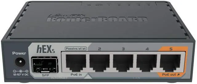 Alt view image 2 of 5 - MikroTik hEX S Gigabit Ethernet Router with SFP Port (RB760iGS)