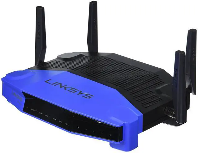 Main image of Linksys WRT1900AC Dual-Band+ Wi-Fi Wireless Router with Gigabit & USB 3.0 Ports and eSATA, Smart Wi-Fi Enabled to Control Your Network from Anywhere