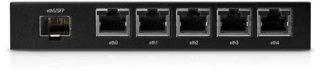 Alt view image 3 of 5 - Ubiquiti Networks EdgeRouter X, 5-Port Gb 1xSFP with PoE, 11885 (with PoE)