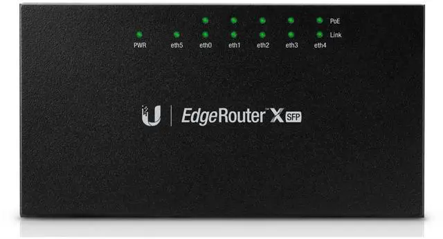 Alt view image 5 of 5 - Ubiquiti Networks EdgeRouter X, 5-Port Gb 1xSFP with PoE, 11885 (with PoE)