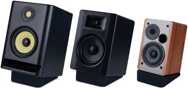 Alt view image 5 of 5 - Sound Addicted DSS - Universal Silicone Desktop Speaker Stands for 3'' to 5'' Speakers or Studio Monitors (Pair)