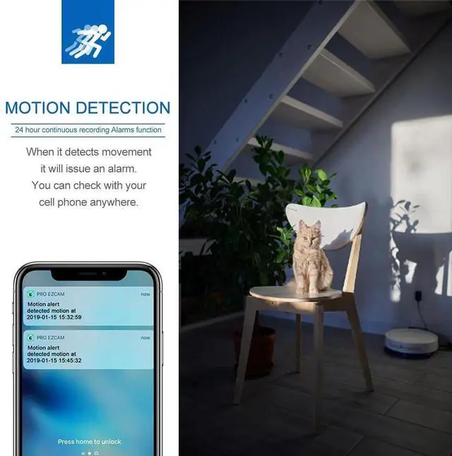 Alt view image 3 of 5 - Hidden Camera Clock 1080P Wireless Spy Camera Covert Nanny Cam Baby Monitor HD Home Indoor Security Cam Night Vision Motion Detection for Office No Audio